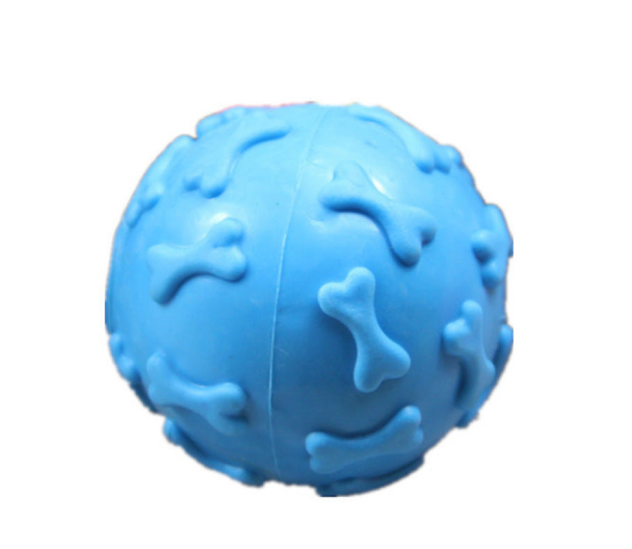 Bone Print Squeaky Ball