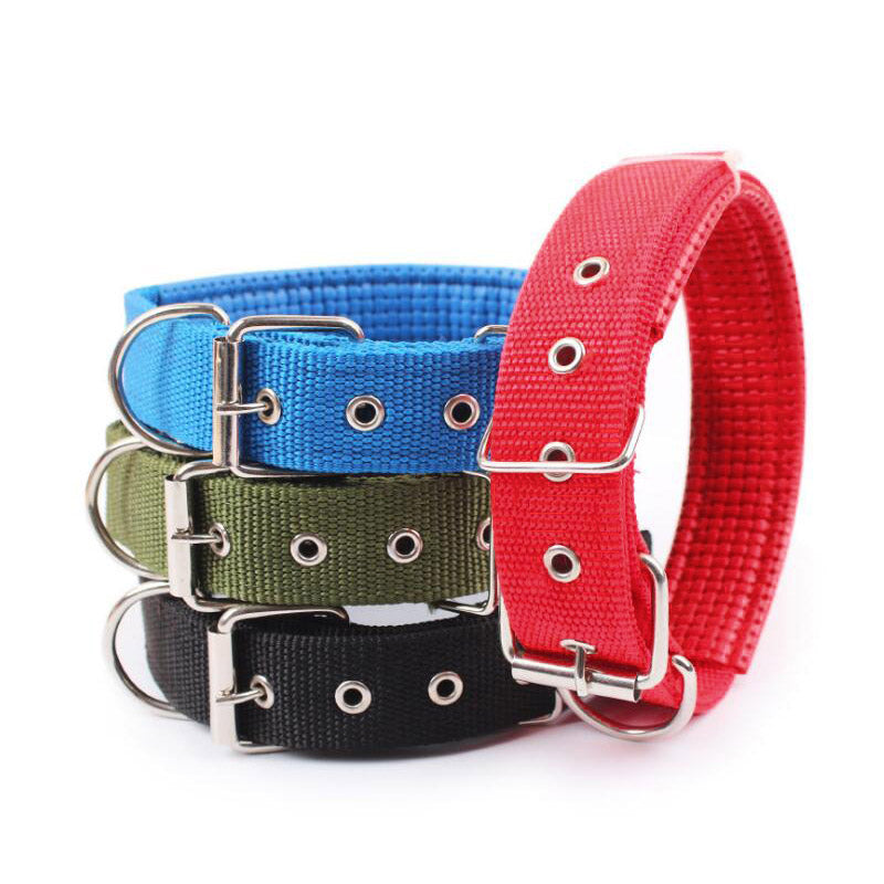 Stylish and Adjustable Dog Collar with Variety of Colors