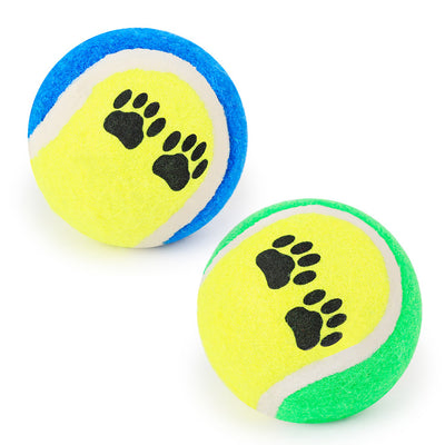 Dog Tennis Ball Rubber Balls for Dog Play (Pack of 2)