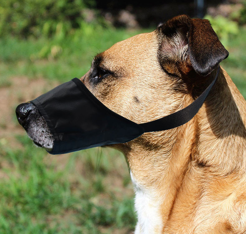 Dog Muzzle, Soft Anti-Biting Barking Chewing Muzzle, Breathable Adjustable Muzzle