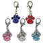 Paw Print Rhinestone Clips for Pet Collar