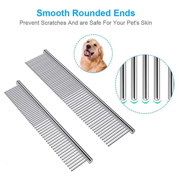 Stainless Steel Cat and Dog Comb Grooming