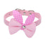 Cute Knit Bowknot Adjustable Leather Pet Collar