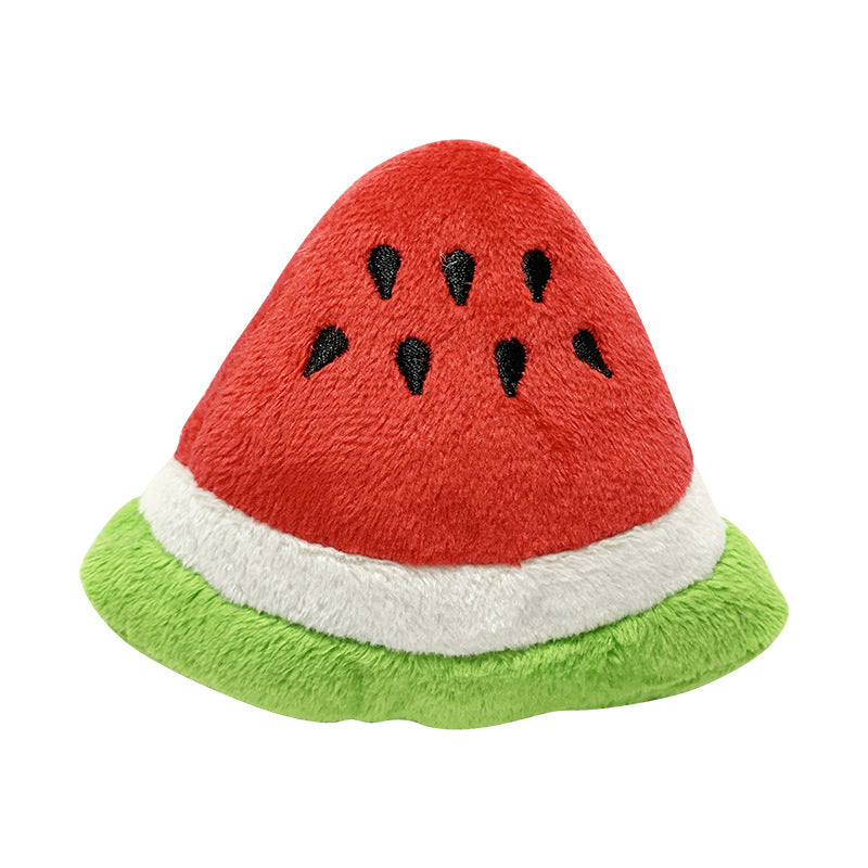 Watermelon Squeaky Plush Toys