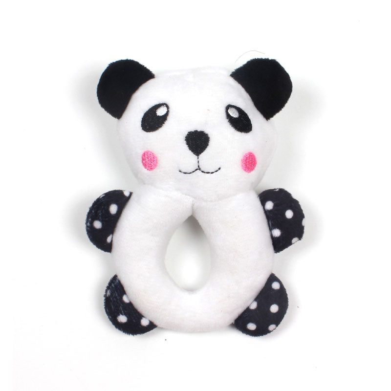 Panda Donut Plush Squeak Toy