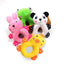 Panda Donut Plush Squeak Toy