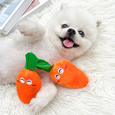 Carrot Squeaky Plush Toys
