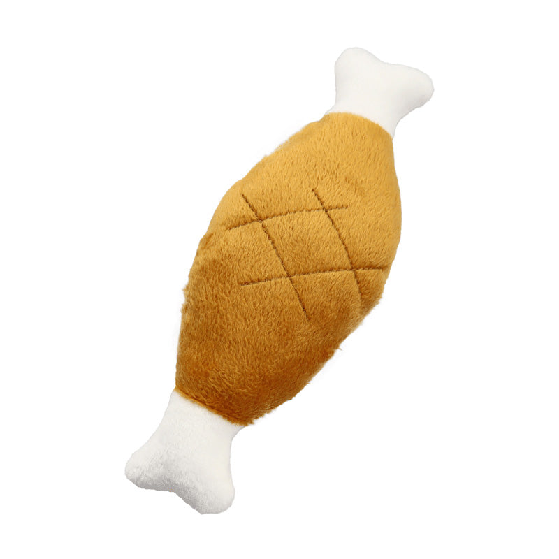 Chicken Leg Squeaky Plush Toys