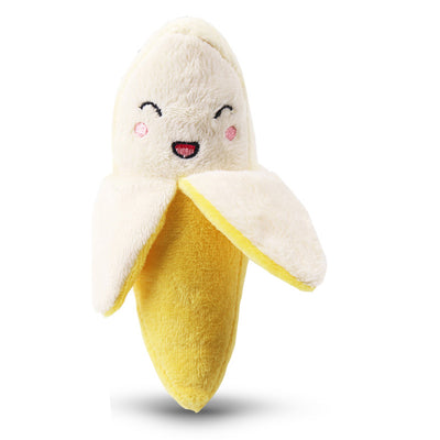 Banana Squeaky Plush Toys