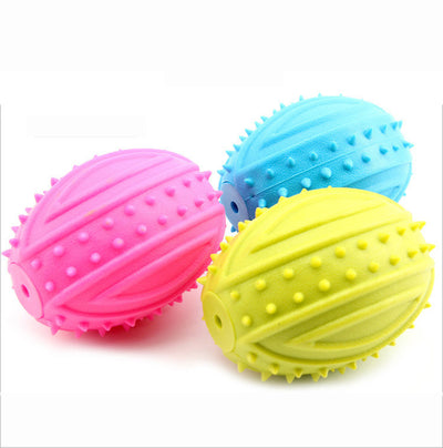 Small Dogs Rugby Football Rubber Ball