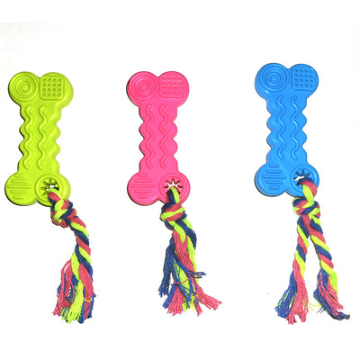 Chew Toys, Dog Cookies Shaped Toys with and cotton rope