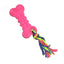 Chew Toys, Dog Cookies Shaped Toys with and cotton rope