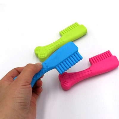 Dental Dog Chew Toy - Textured Design for Teeth Cleaning and Gum Massage