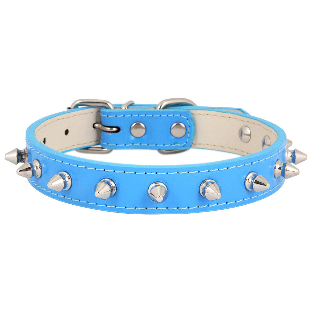 Spiked Studded Leather Dog Collar