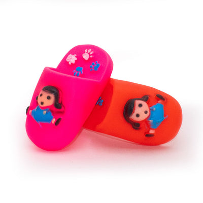 Cute Slippers  with Squeaker Dog Toys for Small Dog
