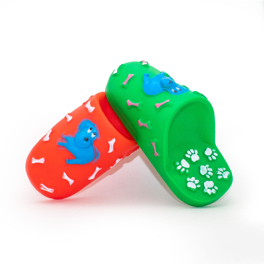 Cute Slippers  with Squeaker Dog Toys for Medium Dog