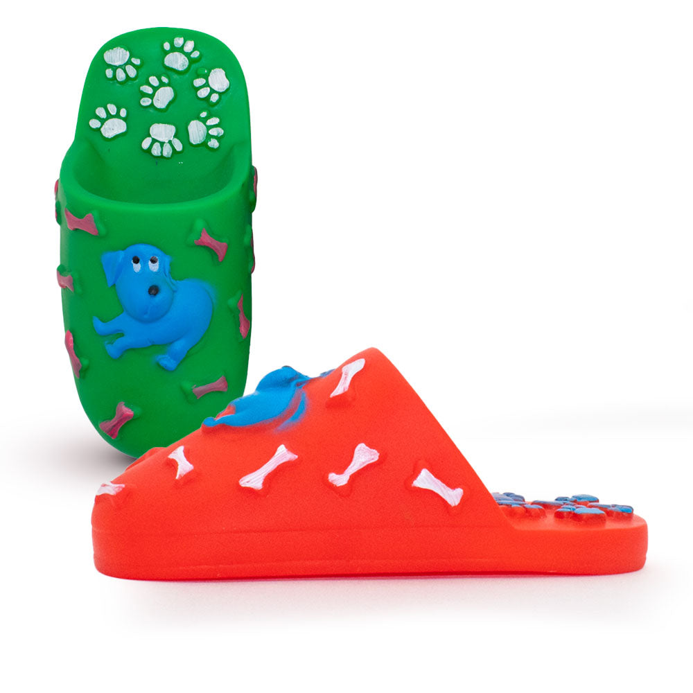 Cute Slippers  with Squeaker Dog Toys for Medium Dog